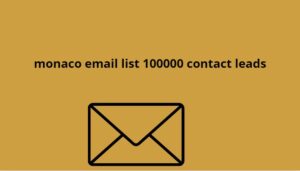 monaco email list 100000 contact leads